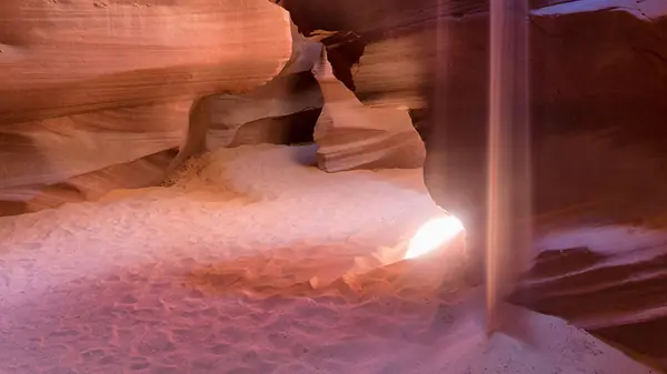 a close up of a canyon