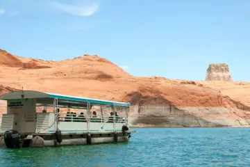 Antelope Canyon boat tour on Lake Powell