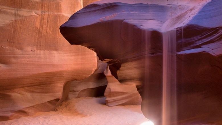 a close up of a canyon